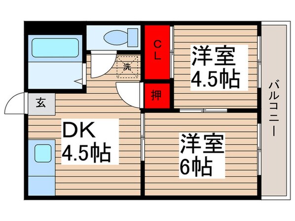 ココブランチの物件間取画像